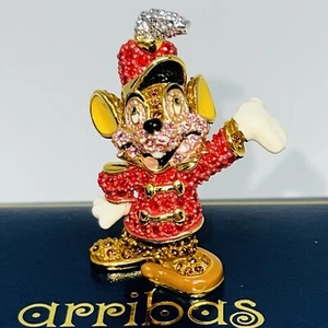 Disney Arribas Brothers Jewelled SwarovskiTimothy the Mouse Dumbo Figurine - Picture 1 of 16
