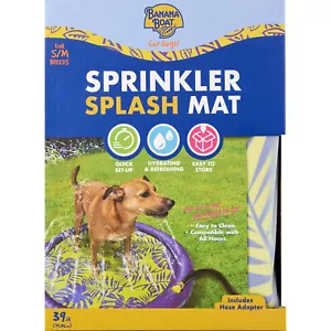 Bananenboot Sprinkler Spritzmatte für Hunde S/M Rassen 39"" - Haustiere, erfrischend & Spaß - Bild 1 von 2