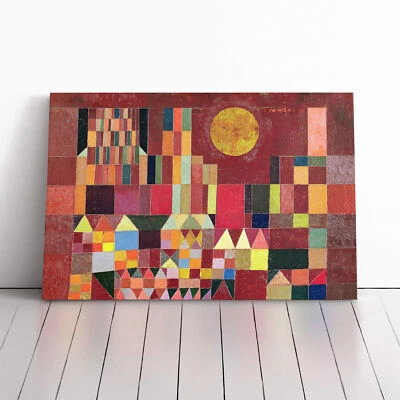 Impresión de arte de pared en lienzo Paul Klee ranura Og Sol cuadro enmarcado decoración sala de estar Foto 1 de 4