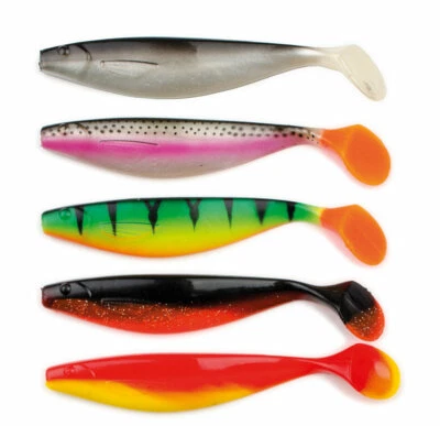 TRENDEX High Action Shads - 3er Pack - Länge 14cm - Hecht Zander, Gummifisch - Bild 1 von 2