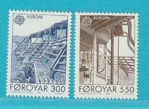 Dänemark Färöer CEPT aus 1987 ** postfrisch MiNr. 149-150 Moderne Architektur - Picture 1 of 1