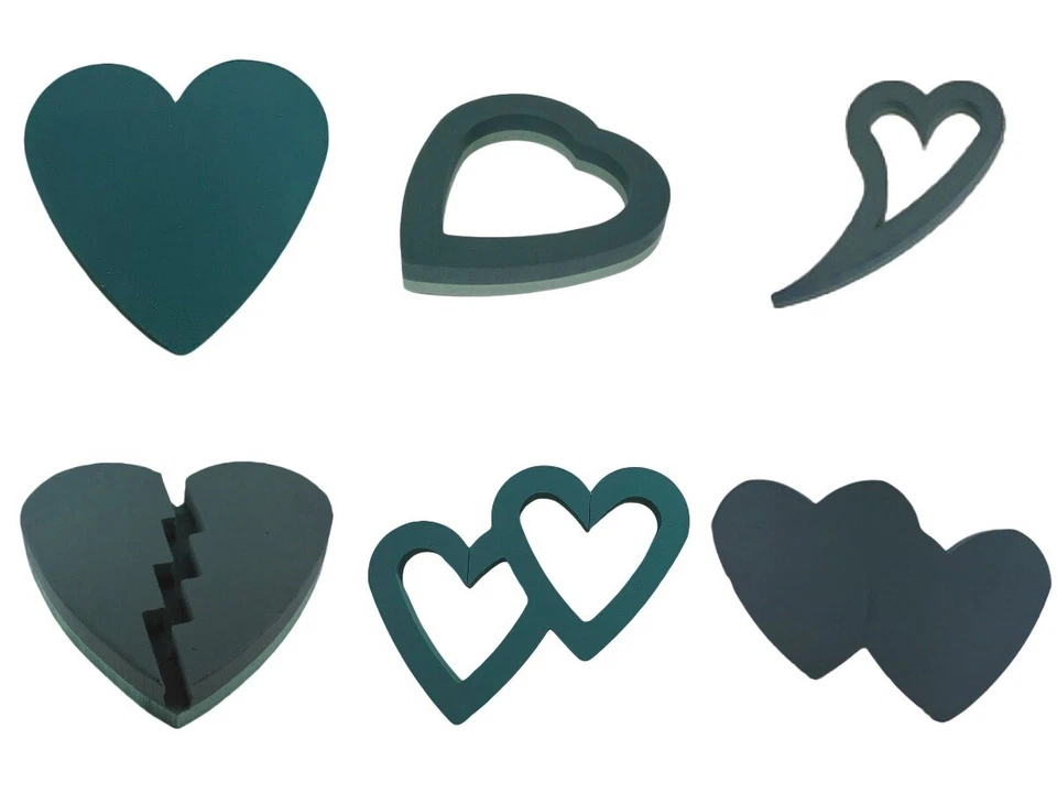 SPICER DESIGNS Marcos homenaje funerario en forma de corazón ideales espuma floral tipo oasis floristería