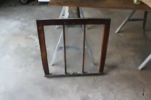 VINTAGE SASH ANTIQUE WOOD WINDOW PICTURE FRAME PINTEREST WEDDING 3 PANE 30x30 - Picture 1 of 7