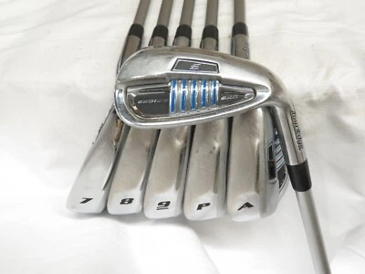 Used Tour Edge Exotics EXS Iron Set 7-PW,AW,GW Tensei Stiff Graphite Shafts - Image 1 of 4