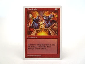 Manabarbs MTG Magic the Gathering Quinta Edizione MP Regolare Carta Non Comune - Foto 1 di 6