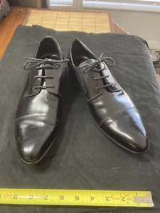 Gorgeous Classic Gianni Versace Men's Lace Up Dress Shoes Size 8.5 D - Picture 1 of 5