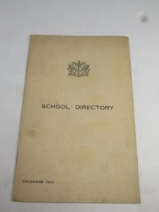 Vintage Education Ephemera City of London School Directory 1937 - Picture 1 of 3