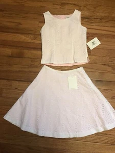 KC Parker girls Eyelet skirt and top - Picture 1 of 8
