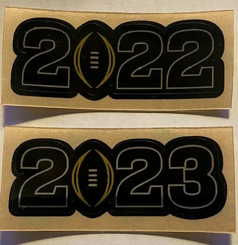 (1) National Championship MINI Helmet Decals - ONE Decal - Georgia Bulldogs Cover