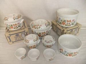 c4 Porcelana Aynsley HyStyle Horno a Vajilla - Cottage Garden - Vintage 1D2A - Imagen 1 de 21
