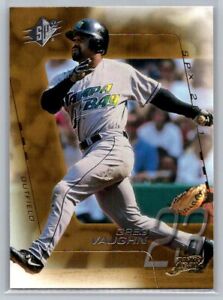 2001 Upper Deck SPx Baseball Card #12 Greg Vaughn Tampa Bay Devil Rays