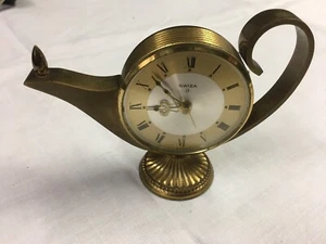 swiza 8 travel alarm clock, Alladins Lamp Shape - Picture 1 of 3