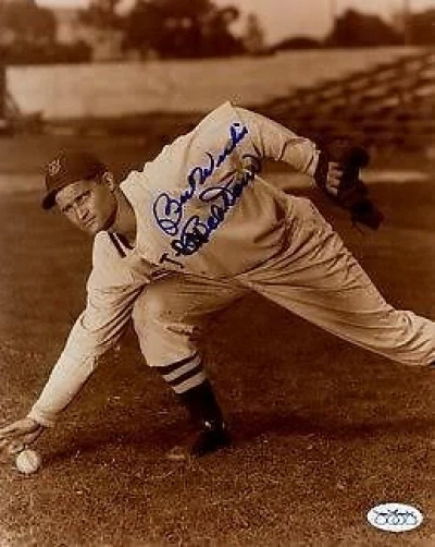 Bobby Doerr Signed Jsa Cert Sticker 8x10 Photo Autograph Authentic  - Image 1 of 1