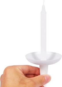 Plastic Candle Holders, Reusable, Pack of (100)- Candles Not Included- Brand New - Picture 1 of 7