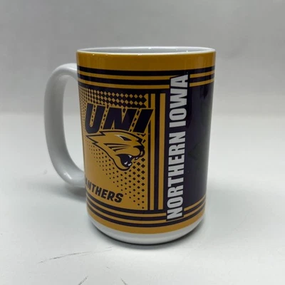 Northern Iowa Panthers Coffee Cup 15oz Hero Style Ceramic Mug NCAA Official - Image 1 of 4