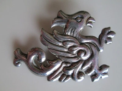 PIN GRIFO PLATA ESTERLINA TAXCO Foto 1 de 3