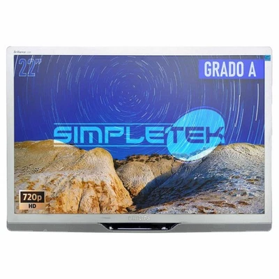 Bildschirm LCD Display Philips 22 " 16:10 HD Multimedia DVI VGA Vesa Casse - Bild 1 von 4