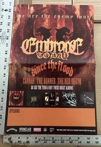 WE ARE THE ENEMY TOUR SINCE THE FLOOD CANNAE THE BANNER THE RED DEATH POSTER - Picture 1 of 2