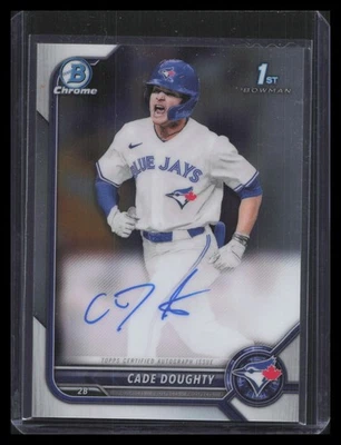 2022 Bowman Draft #CDA-CDY Cade Doughty Chrome Draft Pick Autographs - Image 1 of 2