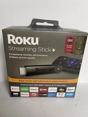 Roku Streaming Stick Plus (3810R) 4K Streaming Media Player with Voice Remote - Image 1 of 4