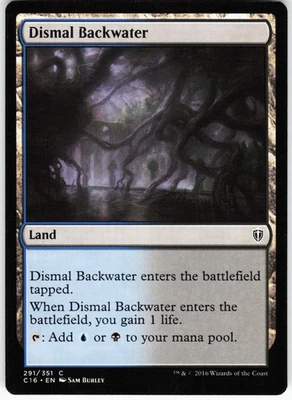 Dismal Backwater C MTG Commander 2016 291 NM - Image 1 of 2