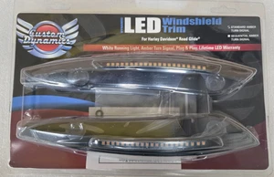 Custom Dynamics Windshield Trim/Indicators for Harley Road Glides P/N:2040-2816 - Picture 1 of 4