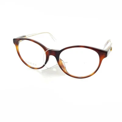 Marco de gafas GUCCI de plástico entrelazado GG0487OA transparente en blanco Foto 1 de 4