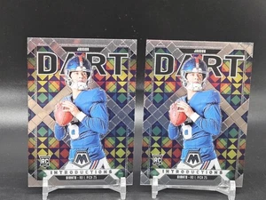 (2) 2025 Mosaic Football Rookie - Jaxson Dart INTRODUCCIONES (2) Giants - Imagen 1 de 2