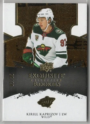 2020-21 Exquisite Collection Rookies Retro Gold #R-22 Kirill Kaprizov 22/25 !! - Image 1 of 2