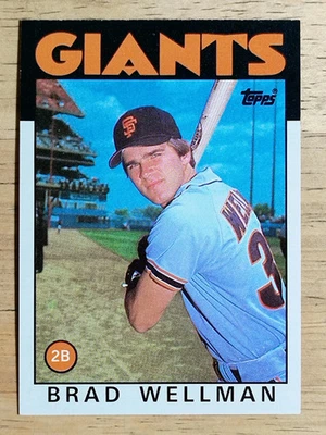 1986 Topps #41 Brad Wellman - Image 1 of 2