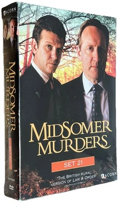 Midsomer Murders: Set 21 DVD 2013, 4-Disc Set British Series Acorn NEW SEALED - Image 1 of 4