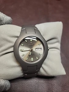 Croton Automatic Titanium Day Date Watch - Picture 1 of 7