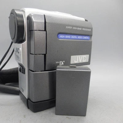 JVC GR-DVX400EK Handheld MiniDV Camcorder Silver Tested - Image 1 of 4