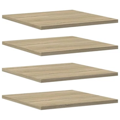 Bookshelf Board 4 pcs Engineered wood Modern Bookshelf Storage Solution vidaXL - Image 1 of 4