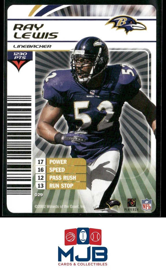 2003 NFL Showdown Ray Lewis #029 Foil 2 - Image 1 of 2