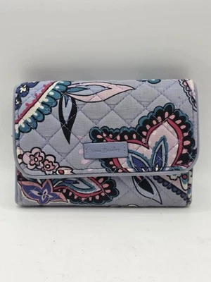 Vera Bradley RFID Riley Compact Wallet Makani Paisley - Image 1 of 4