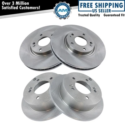 Front & Rear Brake Rotors Set For 2003-2005 Hyundai XG350 - Image 1 of 4