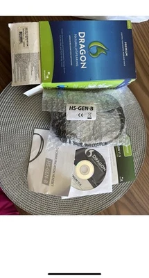 Dragon Naturally Speaking Premium Ver 11 CD SEALED but Microphone cushions off - Image 1 of 2