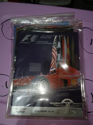 2000 Formula 1 United States Grand Prix Program and Starting Grid - Image 1 of 3