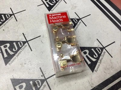 Gotoh Japan Tuners Tuning Keys Tulip Pegs Set Gold 3x3 - Image 1 of 2