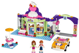 LEGO FRIENDS #41320  "Heartlake Frozen Yogurt Shop" - 100 % Complete w/ Manuals