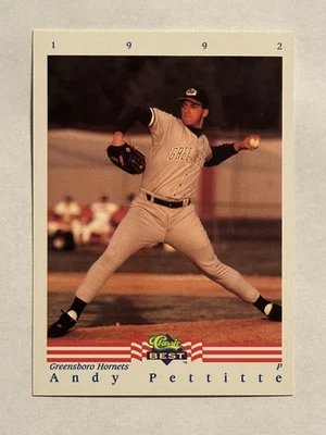 Andy Pettitte Minor League Rookie (#286) - New York Yankees - 1992 Classic Best - Image 1 of 2