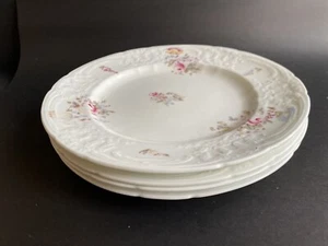Coalport Bone China Dinner Plate Embossed  Floral 10” Set Of 4 - Imagen 1 de 5