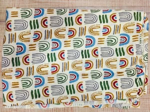 25 Yard Hand Block Print Handmade Cotton Indian Natural Sanganeri Print Fabric - Picture 1 of 3