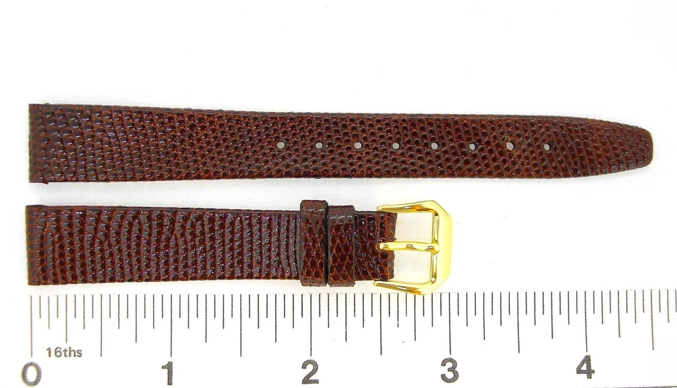 Watchband Kreisler GENUINE LIZARD various widths lengths colors - Image 1 of 1