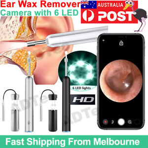 Ear Wax Remover Ear Cleaner Removal Camera Cleaning Pick Tool AU LED Light Scoop