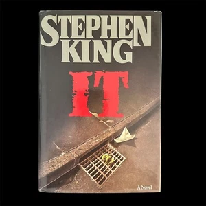 IT Stephen King 1986 First Edition VIKING PRESS Hardcover DJ Book Vintage Horror - Picture 1 of 16