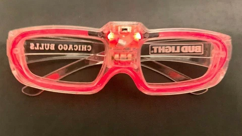 Chicago Bulls - *_* Light-Up Frame Glasses *_* SGA _** NEW!!! Cover