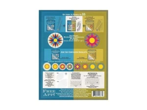 Robin Ruth Design Mariner's Compass Ruler&Bk - Picture 1 of 2