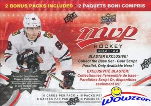 2021/22 Upper Deck MVP Hockey EXCLUSIVE HUGE 15 Pack Factory Sealed Blaster Box - Picture 1 of 2